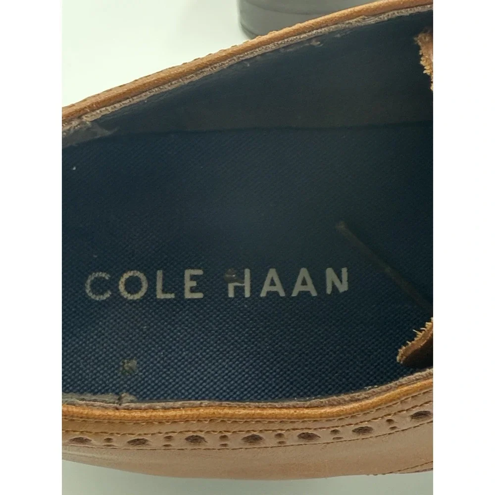 Cole Haan Grand 360 Brown Leather‎ Wingtip Oxford Mens Size 10 M Preppy